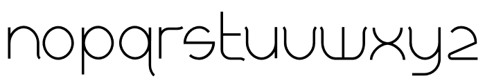 Aero Font LOWERCASE