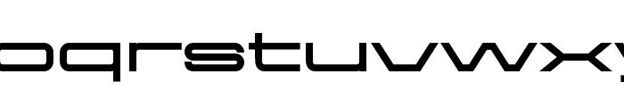 Aerodome Bold ExtraWide Font LOWERCASE