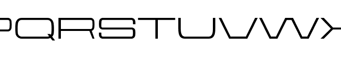 Aerodome ExtraWide Font UPPERCASE