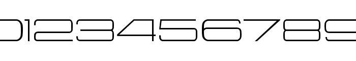 Aerodome Light ExtraWide Font OTHER CHARS