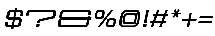 Aerodome Med Obliq ExtraWide Font OTHER CHARS