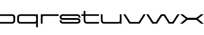 Aerodome Medium ExtraWide Font LOWERCASE