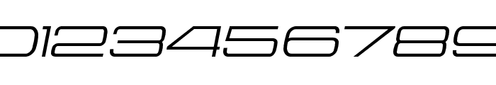 Aerodome Oblique ExtraWide Font OTHER CHARS