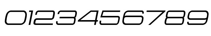 Aerodome Oblique Wide Font OTHER CHARS