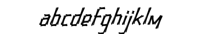 Aerofix Font LOWERCASE