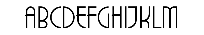 Aeroflow-Regular Font UPPERCASE
