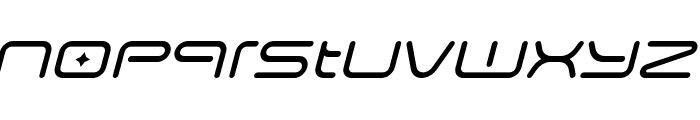 Aeronixsa-Italic Font LOWERCASE