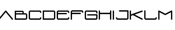 Aerospace-Regular Font UPPERCASE