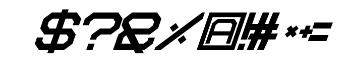 Aerotow-Italic Font OTHER CHARS