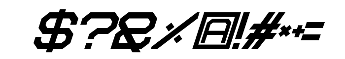 Aerotow Slab Italic Font OTHER CHARS