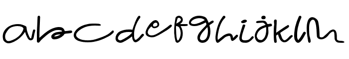 Aesha-Regular Font LOWERCASE