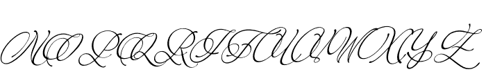 Aespa Maribell Italic Font UPPERCASE