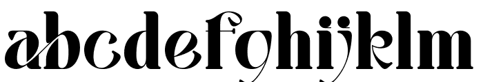 Aestera Font LOWERCASE