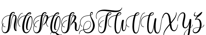 Aestetic Font UPPERCASE