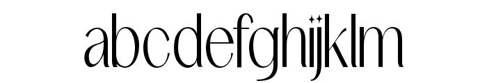 Aestheci Font LOWERCASE