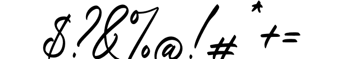 Aesthete Signature Font OTHER CHARS