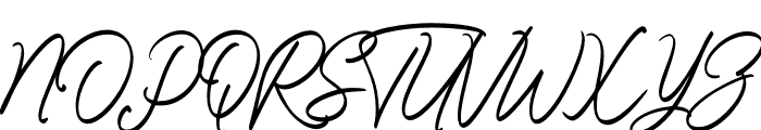 Aesthete Signature Font UPPERCASE