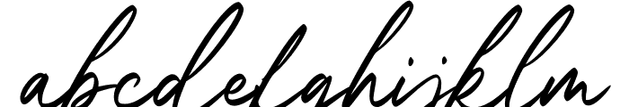Aesthete Signature Font LOWERCASE