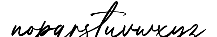 Aesthete Signature Font LOWERCASE