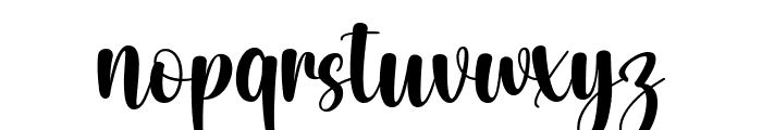 Aesthetic Charming Font LOWERCASE