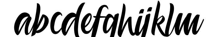 Aesthetic Gelatinate Font LOWERCASE