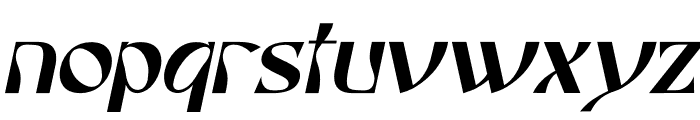Aesthetic Italic Font LOWERCASE