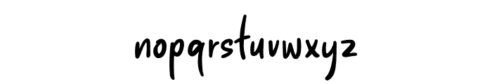 Aesthetic Scratch Font LOWERCASE