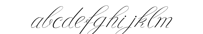 Aesthetic Script Font LOWERCASE