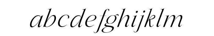 Aesthetic Serif Font LOWERCASE