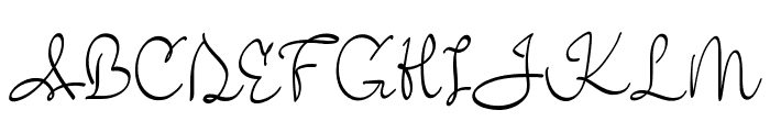 Aesthetic Signature Font UPPERCASE