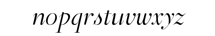 Aesthetic Styles Italic Font LOWERCASE