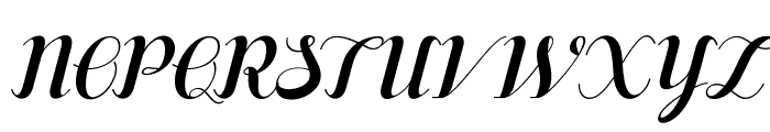 Aesthetica-Italic Font UPPERCASE