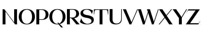 Aesthety Typeface Regular Font UPPERCASE