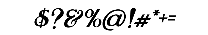Aesthic Clasic Italic Font OTHER CHARS