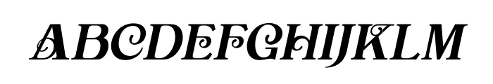 Aesthic Clasic Italic Font LOWERCASE