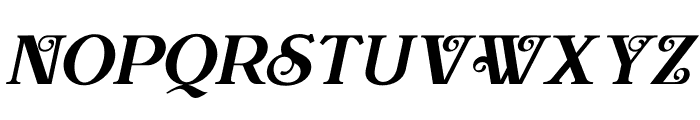 Aesthic Clasic Italic Font LOWERCASE
