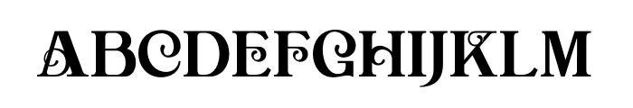 Aesthic Classic Font LOWERCASE