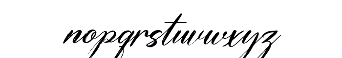 Aestra Jingga Italic Font LOWERCASE