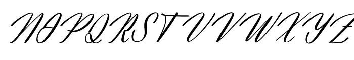 Aetholany Roterdam Italic Font UPPERCASE