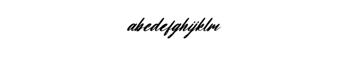 Aetholany Roterdam Italic Font LOWERCASE