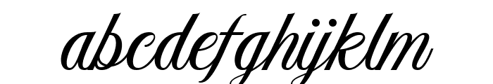 Aetrina Script Regular Font LOWERCASE