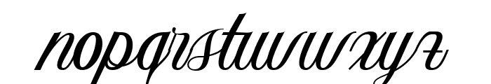 Aetrina Script Regular Font LOWERCASE