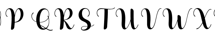 Aeylina-Regular Font UPPERCASE