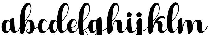 Aeylina-Regular Font LOWERCASE