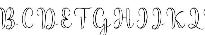 AeylinaOutline-Regular Font UPPERCASE