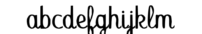 Afajak Regular Font LOWERCASE