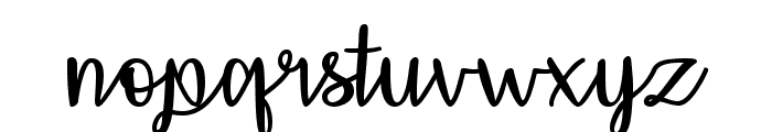 Affectionately Yours Font LOWERCASE