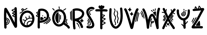 Afican Style Font LOWERCASE