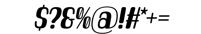 Afilla Italic Font OTHER CHARS