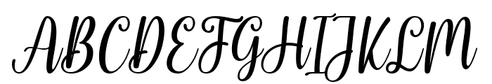 Afintha Font UPPERCASE